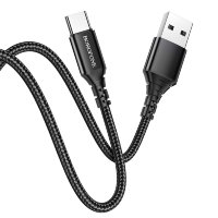 Кабель USB - Type-C BOROFONE BX54 1m Black (мятая упаковка)
