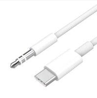 Переходник Type-C - 3.5 Jack JH-030 PE White (в упаковке) БЕЗ ЛОГО