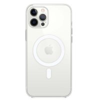 Накладка силиконовая MaSafe IPhone 12Pro Max прозрачная, беспроводная зарядка