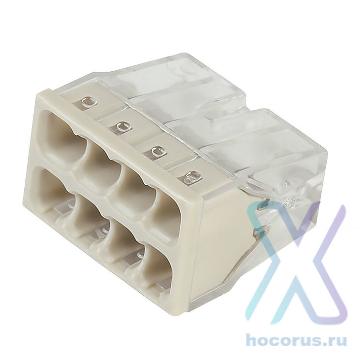 Клемма строительно-монтажная 8 отверстий оптом