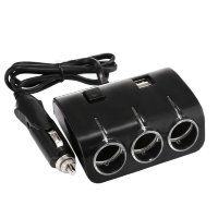 Автомобильное зарядное устройство 1505/Q6 со шнуром + 2USB