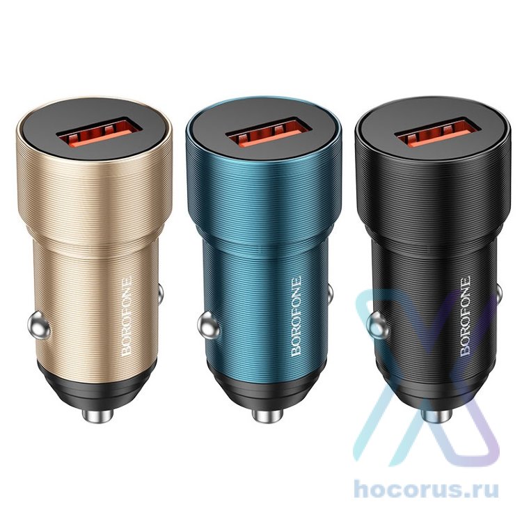 АЗУ BOROFONE BZ19A Wisdom, USB, синий 6974443387445 (МСК) оптом