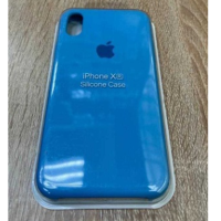 Silicone Case iPhone 6/6S бледно-голубой Накладка силиконовая под оригинал "с логотипом" 00-00044596 (МСК)
