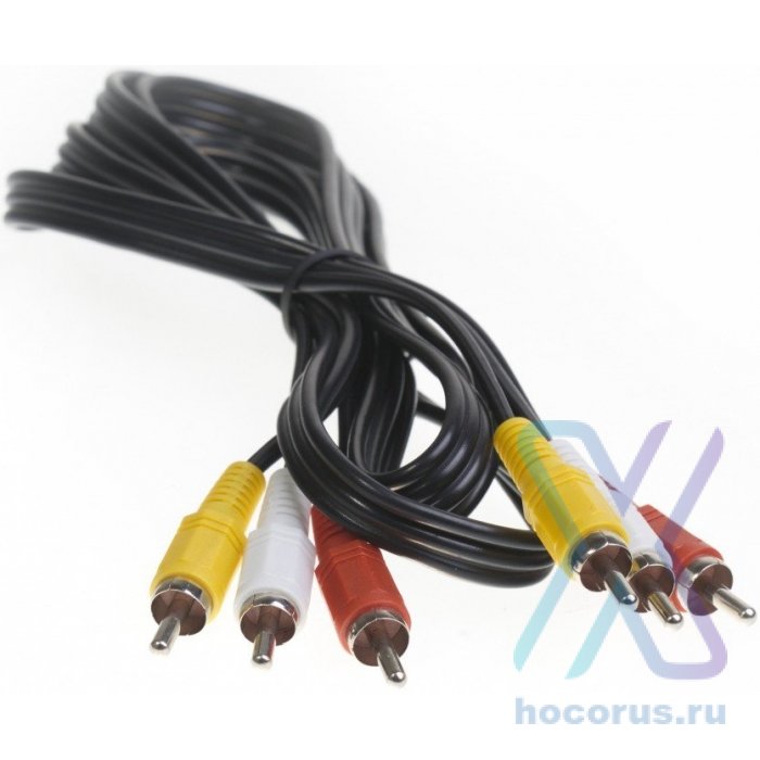 Кабель 3xRCA (M) - 3xRCA (M) 5 m оптом