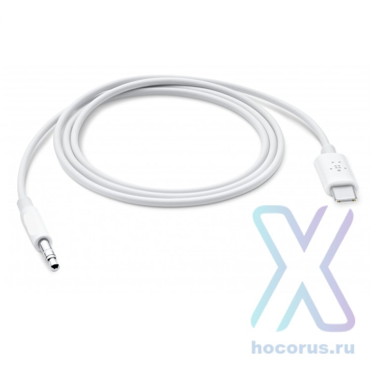 Переходник Type-C - 3.5 AUX JBC-007 PE White (в упаковке) БЕЗ ЛОГО оптом