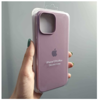 Silicone Case iPhone 13 Pro бледно-лиловый Накладка силиконовая под оригинал "с логотипом" закрытая 00-00047294 (МСК)