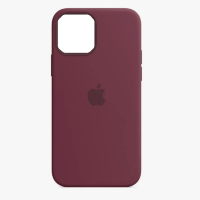 Silicone Case iPhone 13 Pro бордовый Накладка силиконовая под оригинал "с логотипом" закрытая 00-00044702 (МСК)