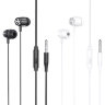 Проводные наушники HOCO M88 Graceful, Jack 3.5mm, 1.2 м, белый, контроллер с микрофоном 6931474754721 (МСК) оптом