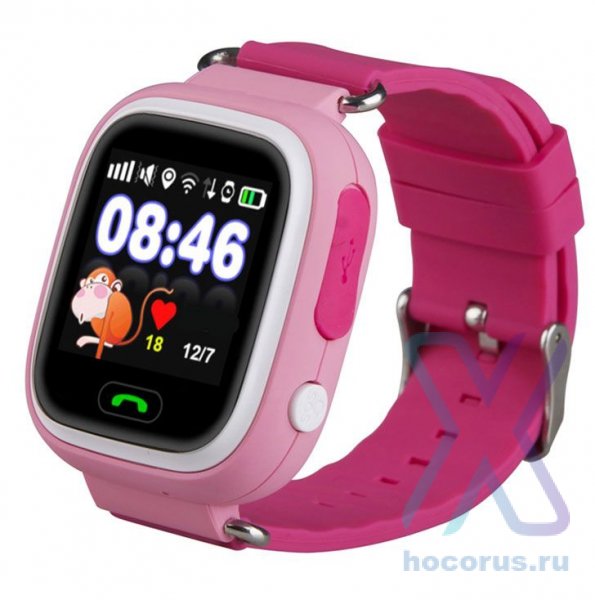 Часы детские с GPS OT-SMG14 (GP-01) Pink (ЕКБ) оптом