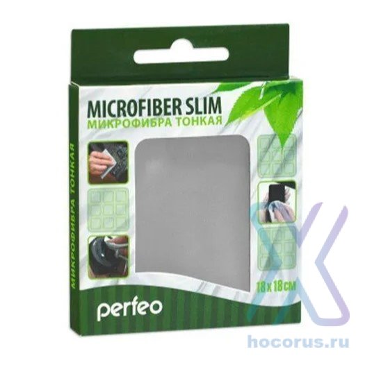 Салфетка-микрофибра Perfeo для оптики 18*18 см оптом