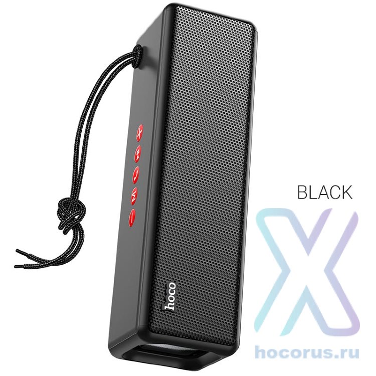 Беспроводная колонка HOCO HC3 Bounce sports, Bluetooth, 2400 мАч, 5Вт*2, черный, FM, TF, AUX 6931474741639 (МСК) оптом