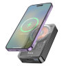 Портативный аккумулятор HOCO Q14A Ice PD20W, с беспроводной зарядкой, 2A, 10000 мА⋅ч, черный 6942007612111 (МСК) оптом
