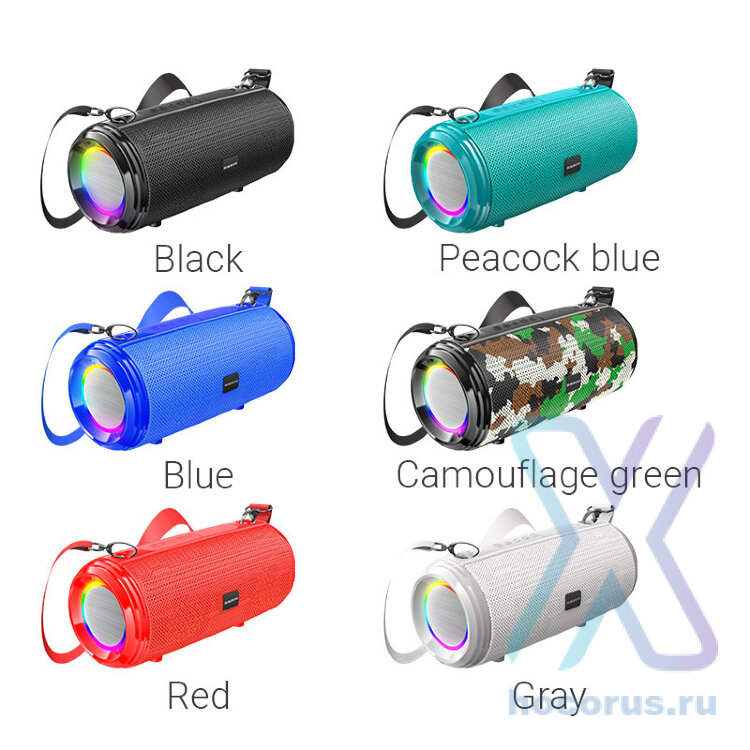 Портативная колонка  BOROFONE BR13 Bluetooth Black оптом