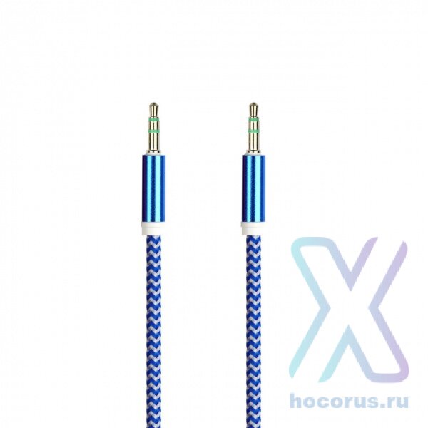 Кабель 3.5 Jack (M) - 3.5 Jack (M) Smartbuy 1m в оплетке Blue оптом