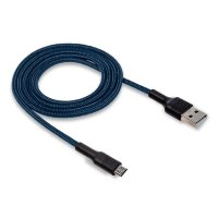 Кабель USB "WALKER" C575 для Micro USB (2.4А), синий