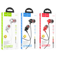Проводные наушники HOCO M90 Delight, Jack 3.5mm, 1.2 м, черный, контроллер с микрофоном 6931474759351 (МСК)