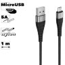 Кабель USB BOROFONE BX32 Munificent, USB - MicroUSB, 2.4А, 1 м, черный 6931474710437 (МСК) оптом