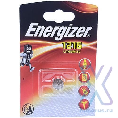 Элемент питания Energizer CR1216 BL/1 оптом
