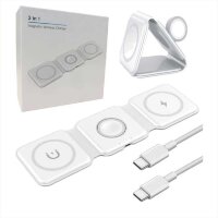 (МСК) Беспроводная зарядка 3в1 Z10 (WHITE) R52485