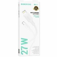 Кабель BOROFONE BX111 LIGHTNING/TYPE-C белый 6941991115035    (МСК)