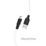 Кабель USB HOCO X21 Plus, USB - Lightning, 2.4А, 2 м, черный+белый 6931474713780 (МСК) оптом