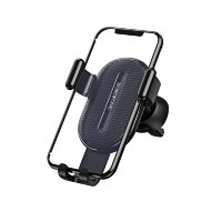 Автомобильный держатель BOROFONE BH11 Air outlet, 55-80мм, черный, на воздуховод 6931474705594 (МСК)