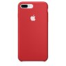 Silicone Case iPhone 7 Plus/8 Plus красный Накладка силиконовая под оригинал "с логотипом" 00-00044637 (МСК) оптом