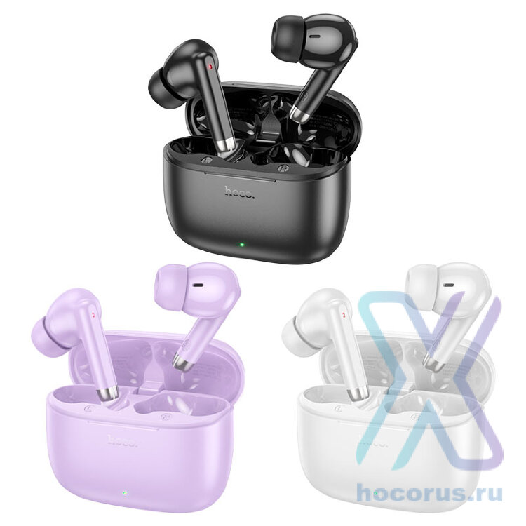 Беспроводные наушники HOCO EQ2 Thought, Bluetooth, фиолетовый 6931474798541 (МСК) оптом