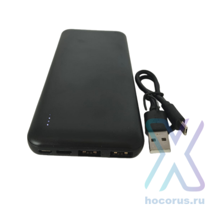 Внешний аккумулятор под брендирование Super Fast Charge 10000mAh Black оптом