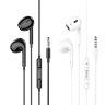 Проводные наушники HOCO M1 Max crystal, Jack 3.5mm, 1.2 м, черный, контроллер с микрофоном 6931474754660 (МСК) оптом