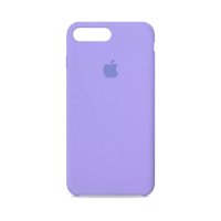 Silicone Case iPhone 7 Plus/8 Plus светло-фиолетовый Накладка силиконовая под оригинал "с логотипом" 00-00044685 (МСК)