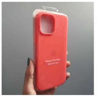 Silicone Case iPhone 13 Pro персиковый Накладка силиконовая под оригинал "с логотипом" закрытая 00-00044731 (МСК)