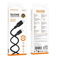 Кабель BOROFONE BX113 LIGHTNING/TYPE-C черный 6941991115370    (МСК)