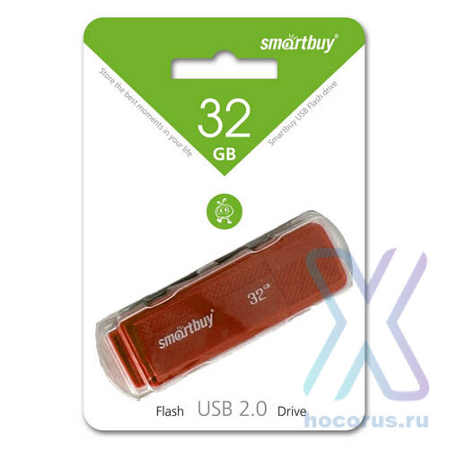 Флеш-накопитель 32 Gb Smartbuy Dock Red оптом