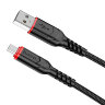 Кабель USB HOCO X59 Victory, USB - MicroUSB, 2.4А, 2 м, черный 6931474794086 (МСК) оптом
