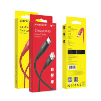 Кабель USB - Type-C BOROFONE BX29 1m силиконовый Black