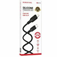 Кабель BOROFONE BX113 LIGHTNING/TYPE-C 2M черный 6941991115479    (МСК)
