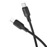 Кабель BOROFONE BX113 LIGHTNING/TYPE-C 2M черный 6941991115479    (МСК) оптом