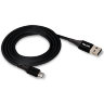 Кабель USB "WALKER" C705 для Micro USB (3.1А), черный оптом