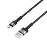 Кабель USB BOROFONE BX34 Advantage, USB - MicroUSB, 2.4А, 1 м, черный 6931474715210 (МСК) оптом