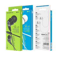 Проводные наушники BOROFONE BM47 Dream, Jack 3.5mm, 1.2 м, белый, контроллер с микрофоном 6931474724021 (МСК)