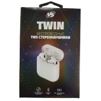 Bluetooth - гарнитура VS TWS  TWIN белые автосопряжение