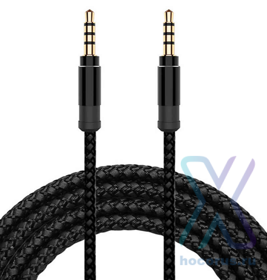 Кабель 3.5 Jack (M) - 3.5 Jack (M) 411 1.5 m в оплетке металл оптом