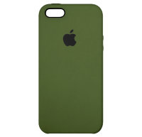 Silicone Case iPhone 7 Plus/8 Plus хаки Накладка силиконовая под оригинал "с логотипом" 00-00044692 (МСК)