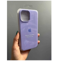Silicone Case iPhone 13 Pro светло-фиолетовый Накладка силиконовая под оригинал "с логотипом" закрытая 00-00043821 (МСК)
