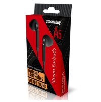 Наушники вакуумные Smartbuy A5 SBE-201K Black коробка