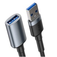Кабель Baseus cafule Cable USB3.0 Male TO USB3.0 Female 2A 1m Dark gray CADKLF-B0G 6953156214460