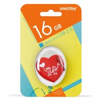Флеш-накопитель 16 Gb Smartbuy Wild series Сердце