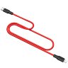 Кабель Type-C - lightning HOCO X21+ 1 m PD силиконовый Red оптом