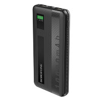 Внешний аккумулятор Borofone BT32 10000 mAh 2USB 2A/Lightning/Type-C Black (мятая упаковка)